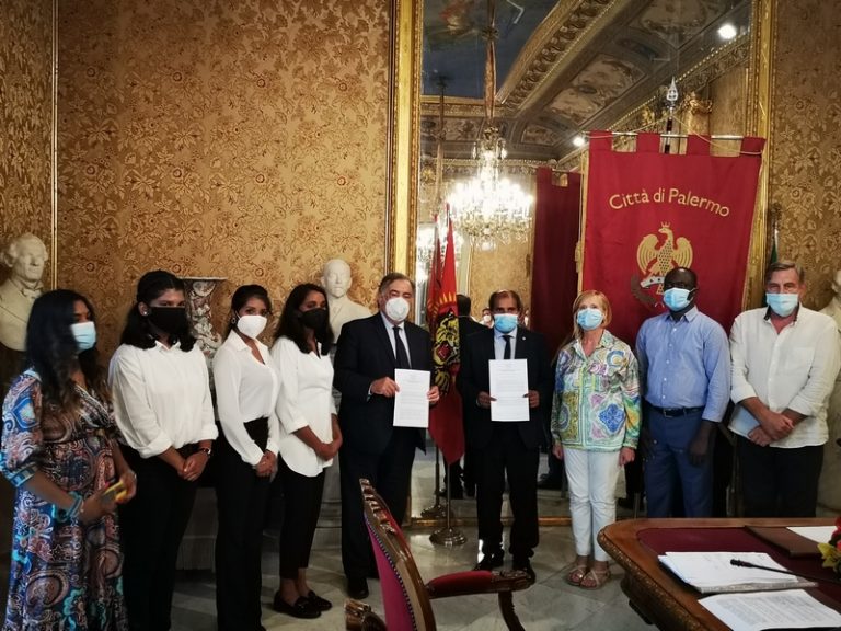 Sottoscritto protocollo d’intesa tra Comune di Palermo e Comunità Tamil d’Italia