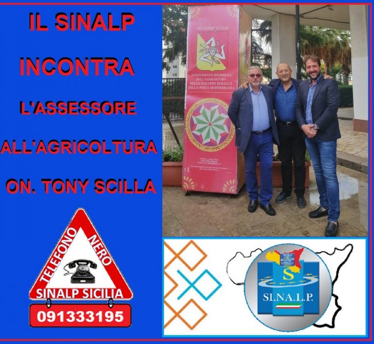 Il Sinalp convocato  dall’assessore all’Agricoltura Tony Scilla  su Ccnl dell’istituto sperimentale zootecnico per la Sicilia