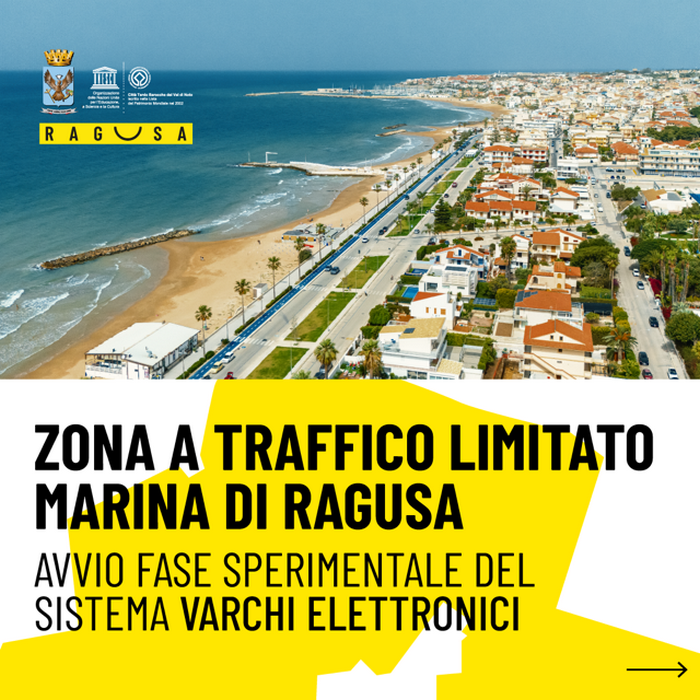 Da sabato 27 luglio la ZTL di Marina di Ragusa sarà regolamentata da varchi elettronici